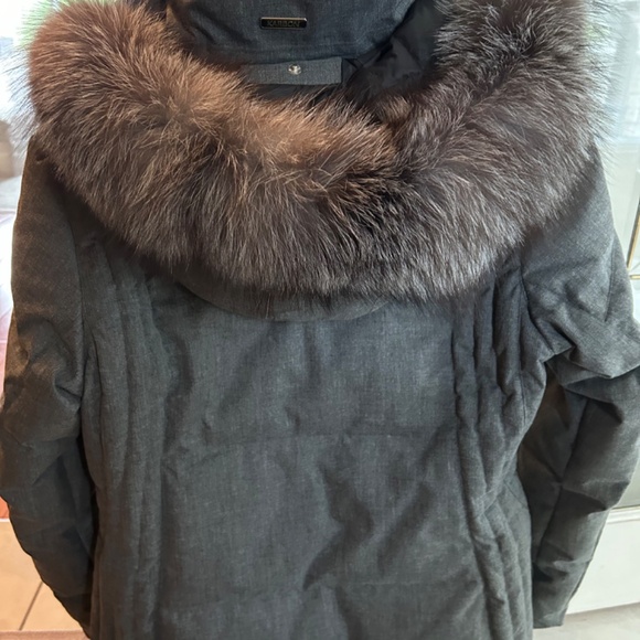 Karbon Winter Jacket with real fur - Picture 4 of 4